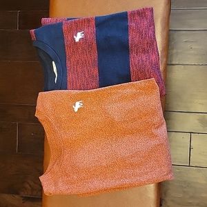 Pair of Boots Abercrombie Long Sleeve Shirts